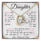[ ALMOST SOLD OUT] To My Daughter, Love Mom & Dad - Always keep me in your heart | Forever Love Neckless