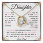 [ ALMOST SOLD OUT] To My Daughter, Love Dad- Always keep me in your heart | Forever Love Neckless