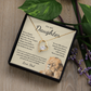To my Daughter, Love DAD | Forever Love Necklace | Show your daughter you truly love her!
