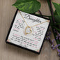 [ ALMOST SOLD OUT] To My Daughter, Love Dad- Always keep me in your heart | Forever Love Neckless