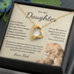To my Daughter, Love DAD | Forever Love Necklace | Show your daughter you truly love her!