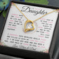 [ ALMOST SOLD OUT] To My Daughter, Love Mom & Dad - Always keep me in your heart | Forever Love Neckless
