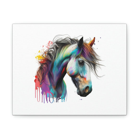 Canvas Gallery Wraps: Horse Painting Canvas