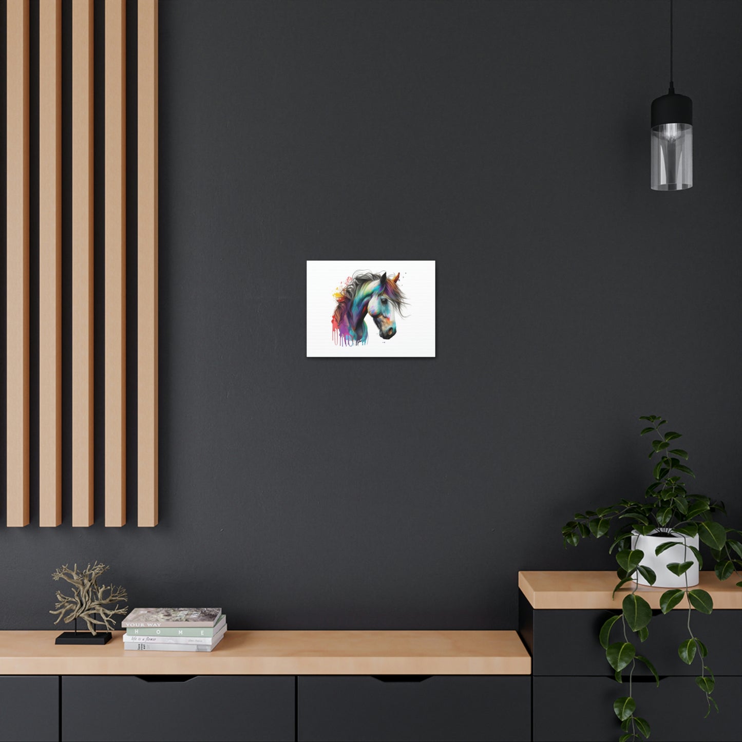 Canvas Gallery Wraps: Horse Painting Canvas