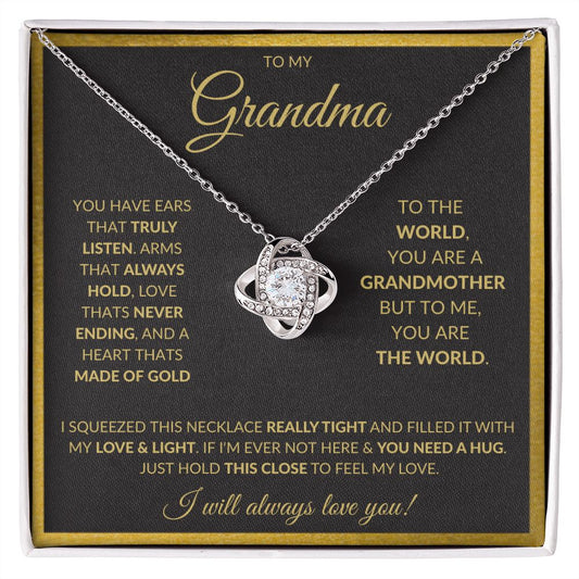 To My Grandmother (Black)(Gold) | YOU HAVE EARS THAT TRULY LISTEN