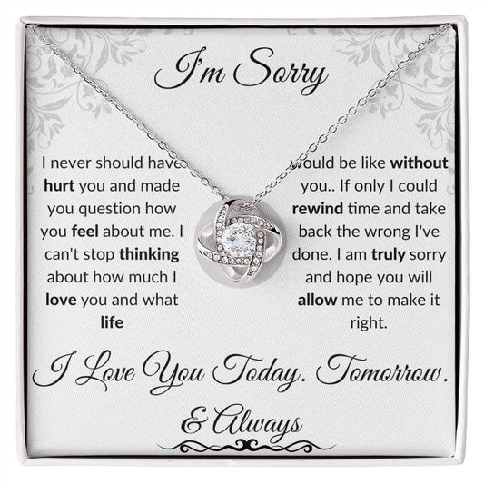 I'm Sorry Love Note