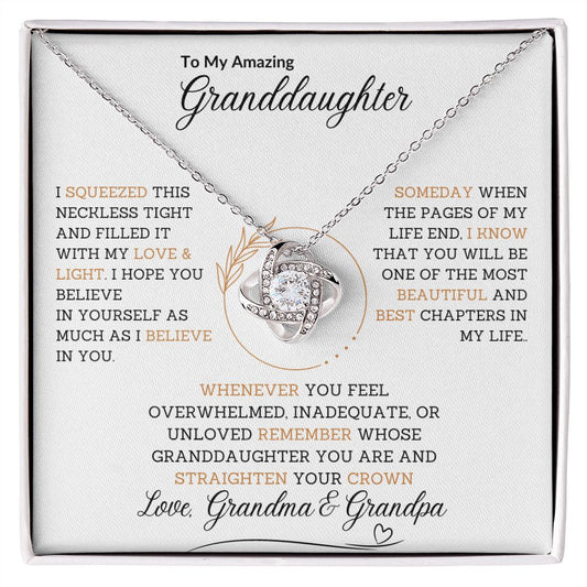 To My Granddaughter, Love Grandma&Grandpa | YOU WILL BE THE MOST BEAUTIFUL AND BEST CHAPTERS IN MY LIFE