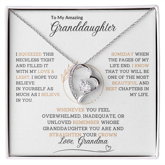 To My Granddaughter, Love Grandma | YOU WILL BE THE MOST BEAUTIFUL AND BEST CHAPTERS IN MY LIFE
